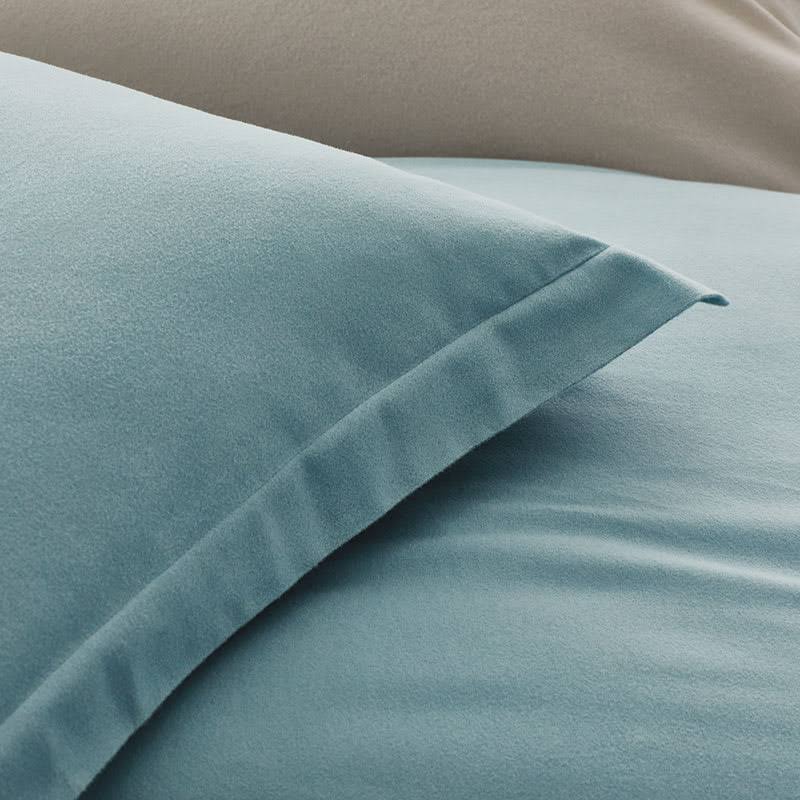 Legends Luxury Velvet Flannel Duvet Cover - White, Size King, Cotton Flannel | The Company Store