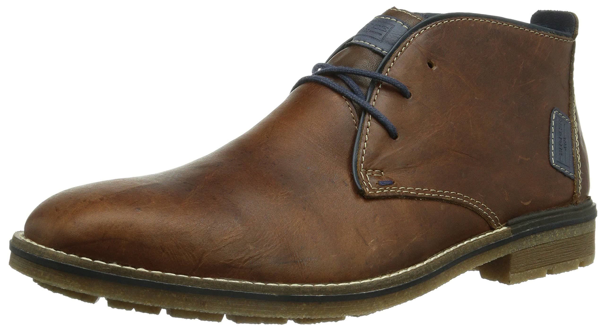 Men&s Rieker F1310-25 Johnny - Brown Leather Size 45