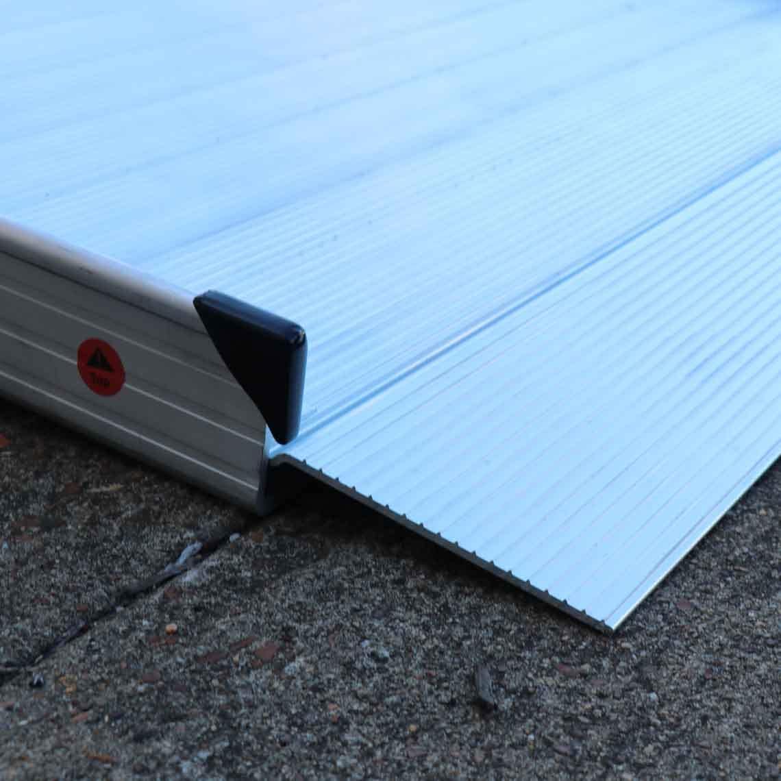 Titan 6 Foot Aluminum Wheelchair Entry Ramp Complies with ADA CA Building Code Ramp Only