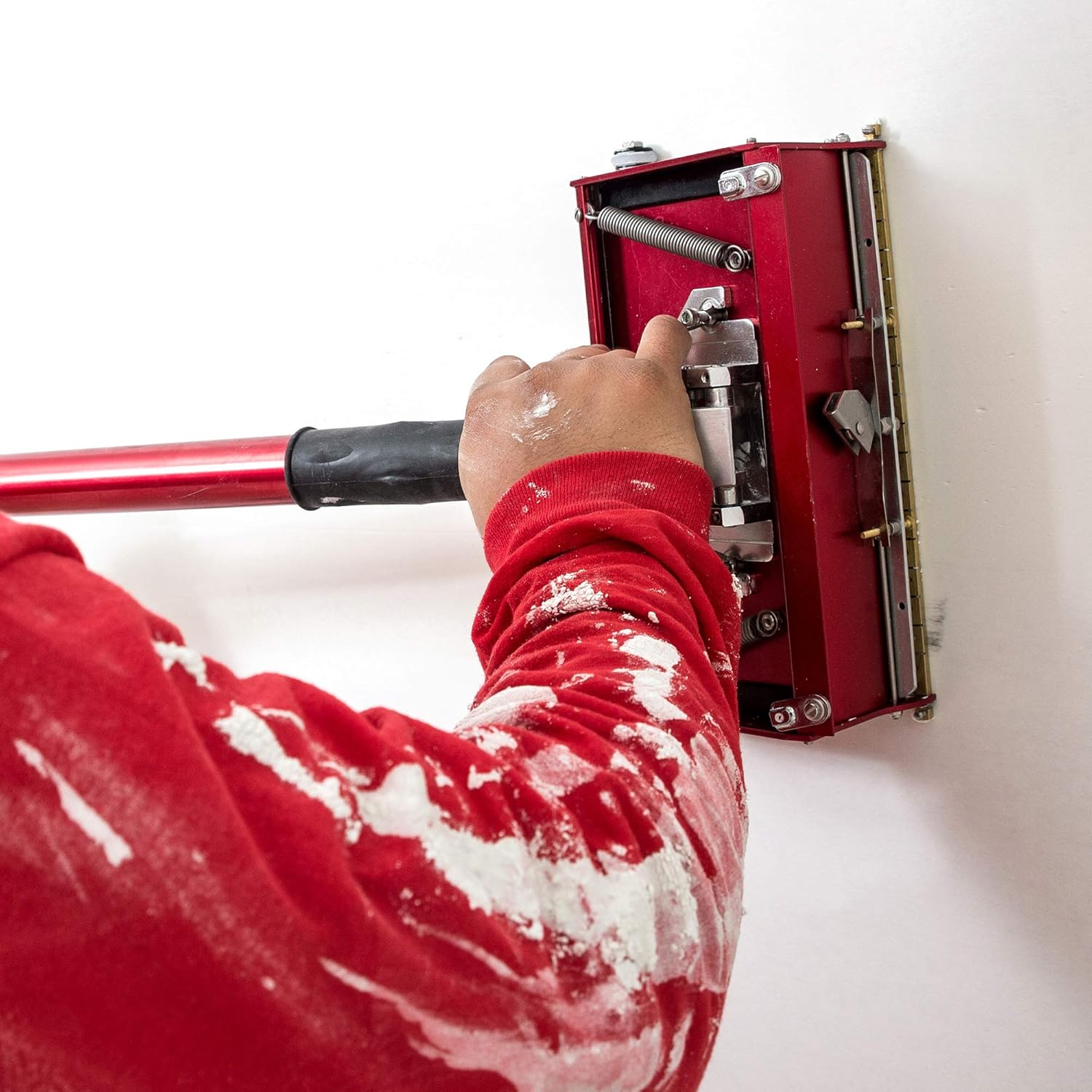 7-Inch Flat Finishing Box + Extendable Handle - LEVEL5 | Pro-Grade | Drywall Gyprock Plasterboard Sheetrock | 4-572