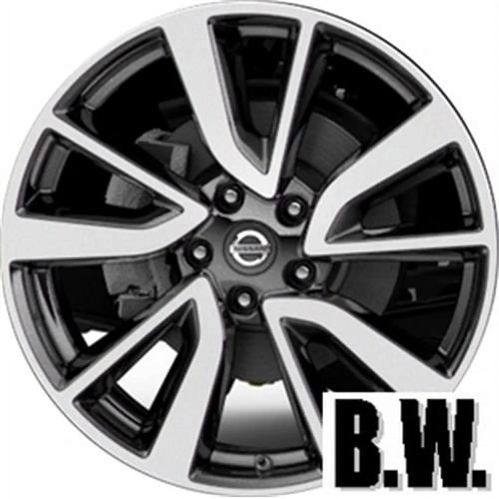 19x7 in Wheel for Nissan ROGUE 2017-2020 BLACK New OER Aluminum Rim - Curated Treasures Market