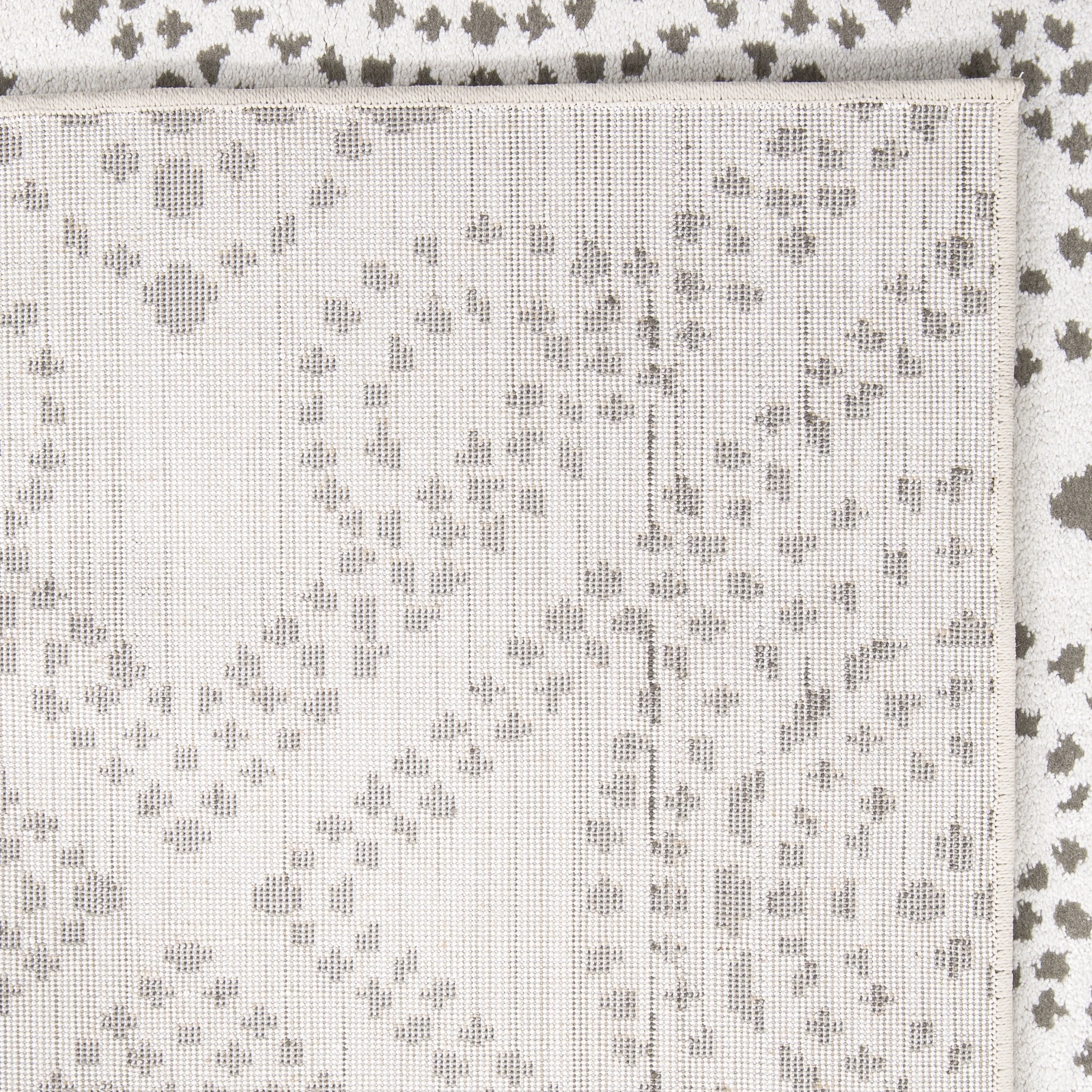 My Texas House Saltillo 5'3" X 7'6" Natural White Bohemian Area Rug