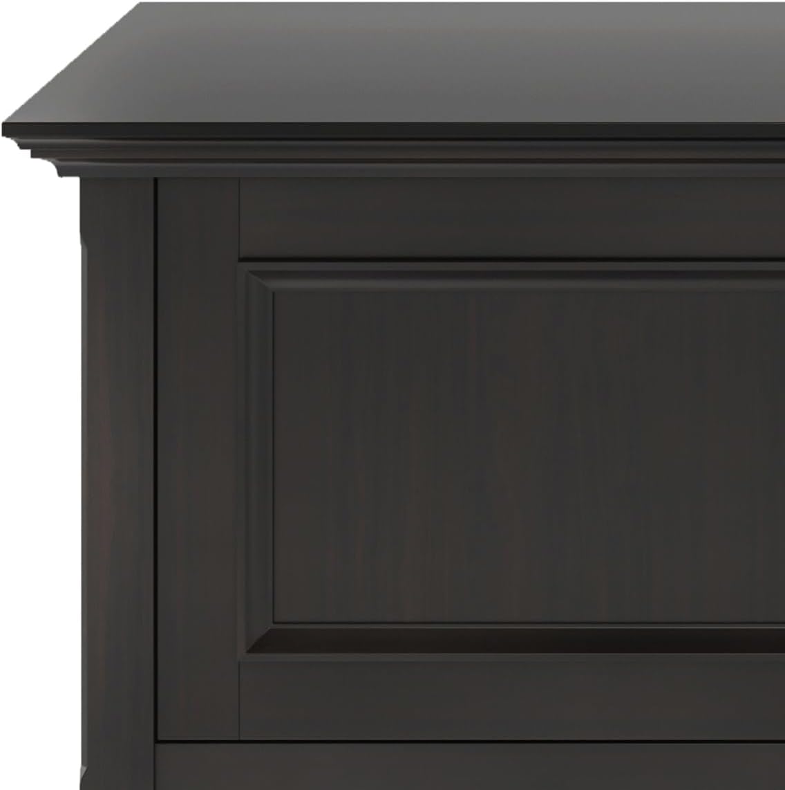 SIMPLIHOME Amherst SOLID WOOD Wide Transitional Media Stand for TVs up to 80 inches for The Living Room and Entertainment Center, 72 inch, Hickory Brown