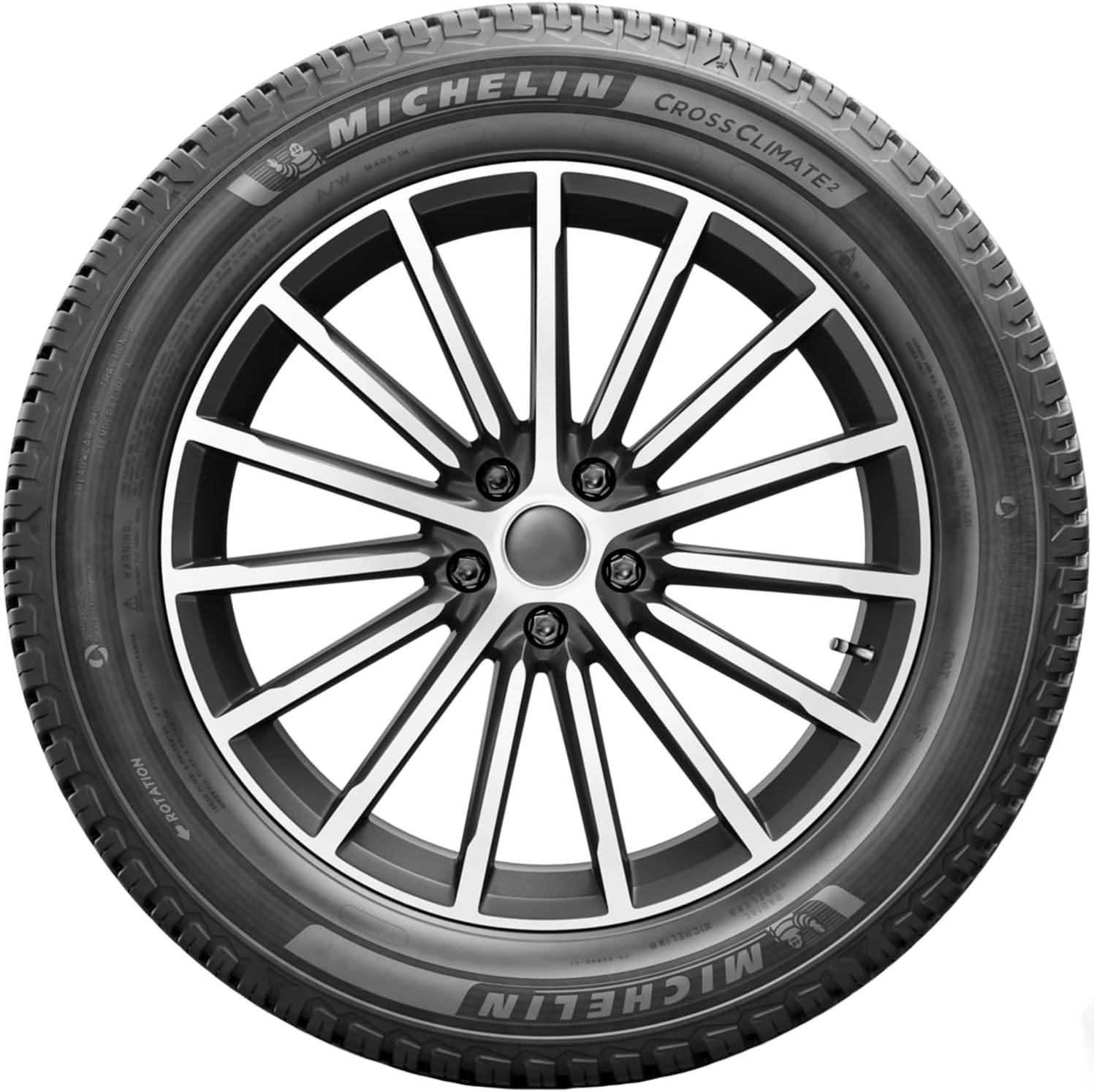 MICHELIN CrossClimate2, All-Season Car Tire, SUV, CUV - 235/55R17 99H
