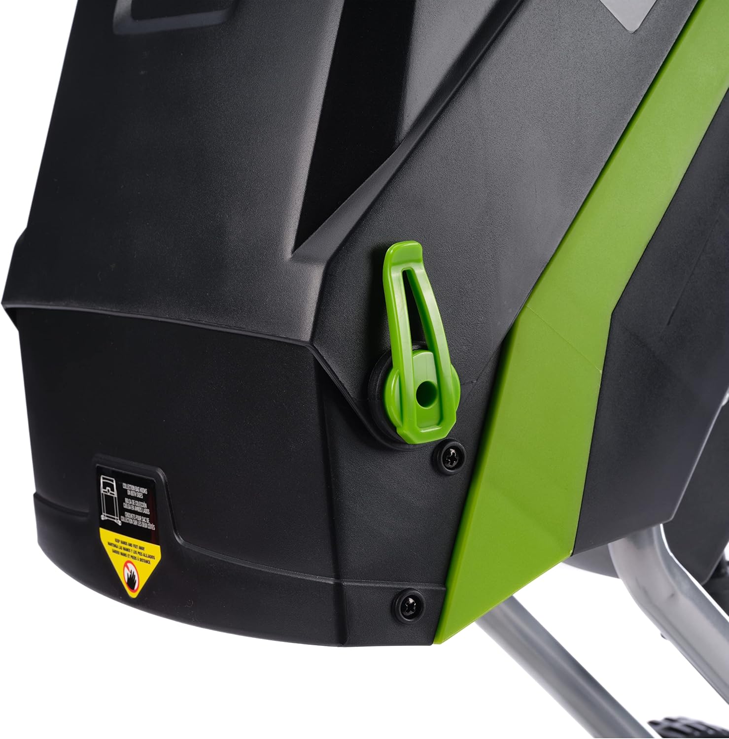 Earthwise Power Tools by ALM GS015 15-Amp Electric Corded Chipper/Shredder with Collection Bag, Green/Black