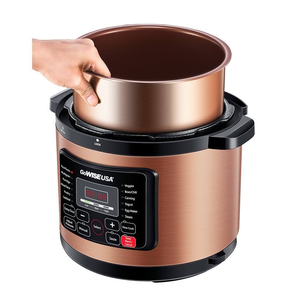 GoWISE USA 6 qt. 10-in-1 Electric Pressure Cooker