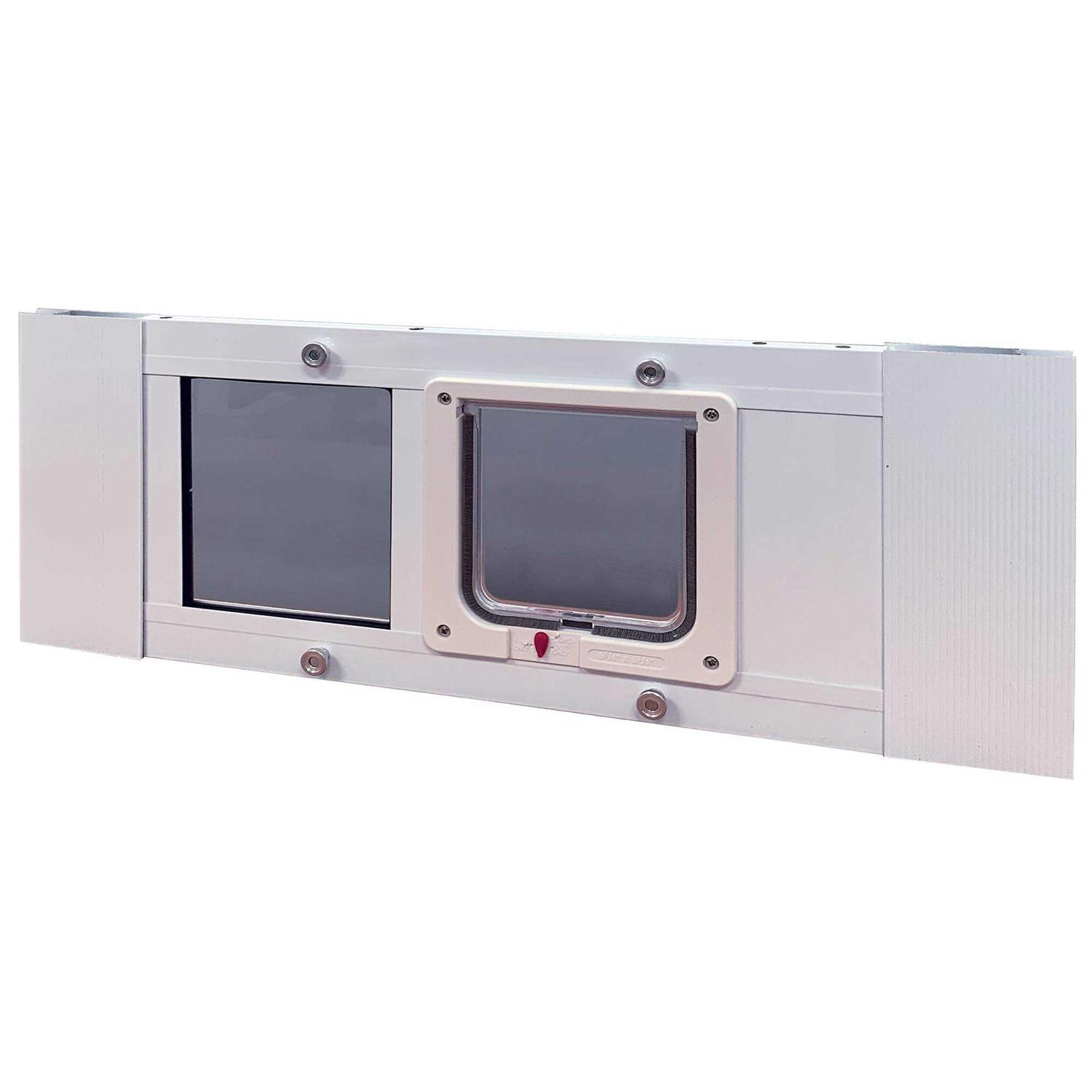 Ideal Pet Products Aluminum Sash Window Cat Flap Door - Pet Supplies online store