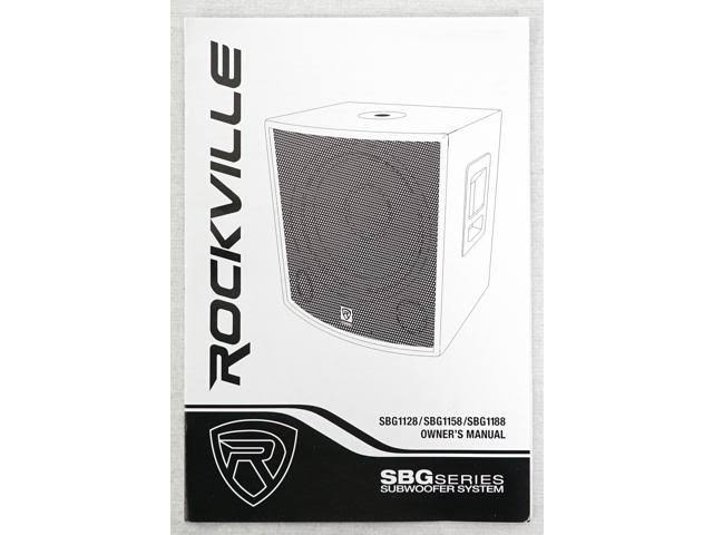 (2) New Rockville SBG1128 12x22 1200 Watt Passive Pro DJ Subwoofers Subs