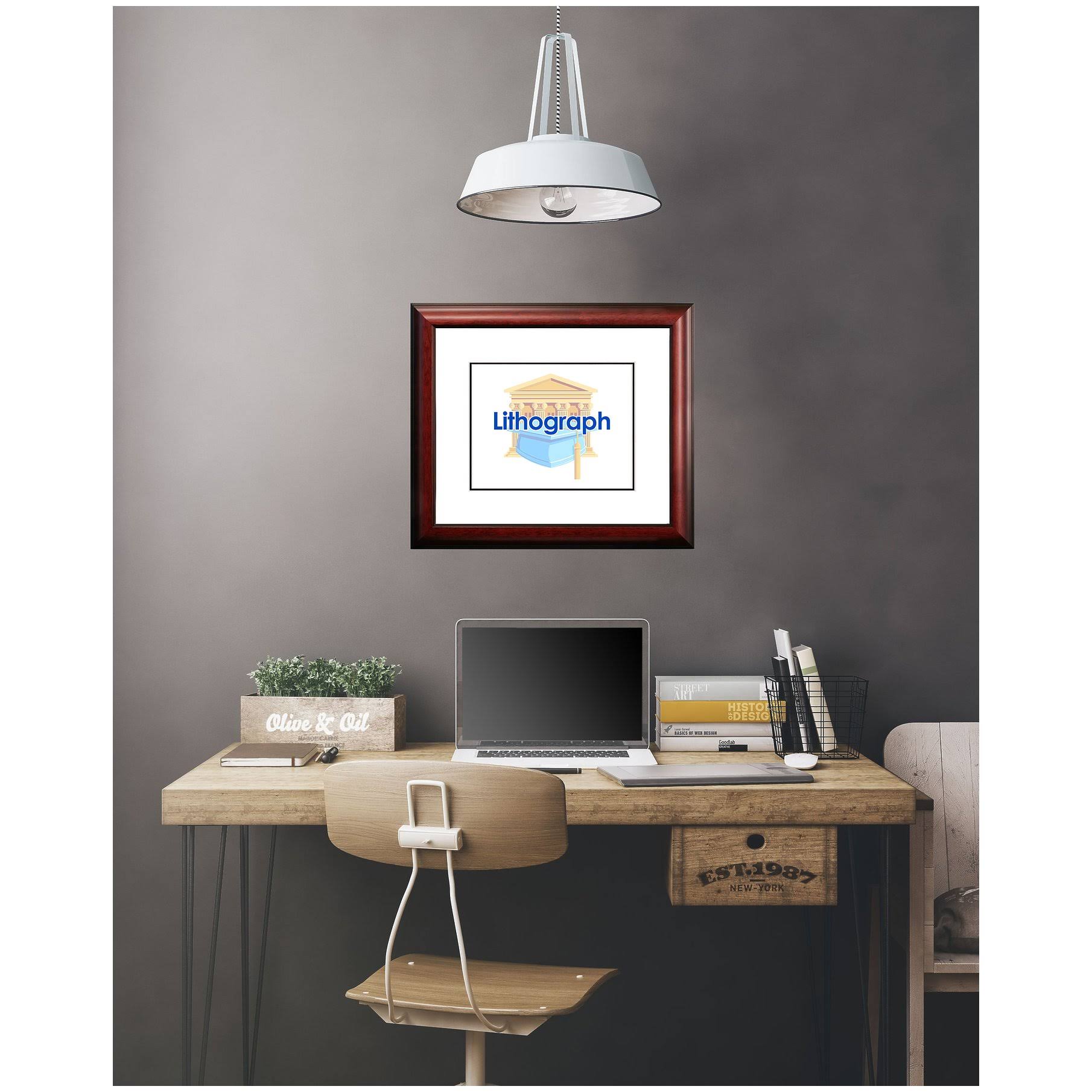 Campus Images Nj997v Seton Hall Scholar Diploma Frame, 8.5x22 x 11x22