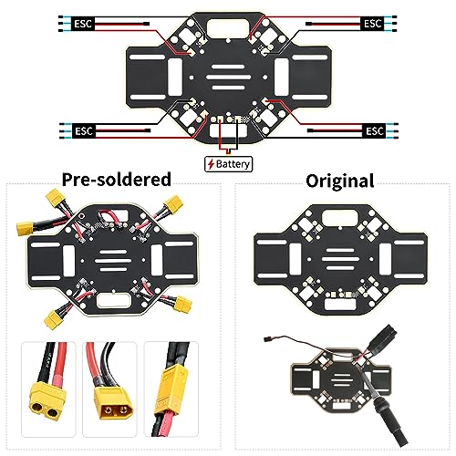 HAWK'S WORK F450 Drone Kit to build, DIY Quadcopter Set, Frame + Pixhawk + GPS + Power Module + ESC + Brushless Motor + Prop + Battery + RC Transmitter & Receiver + Accessory + Guild Book & Video (A)