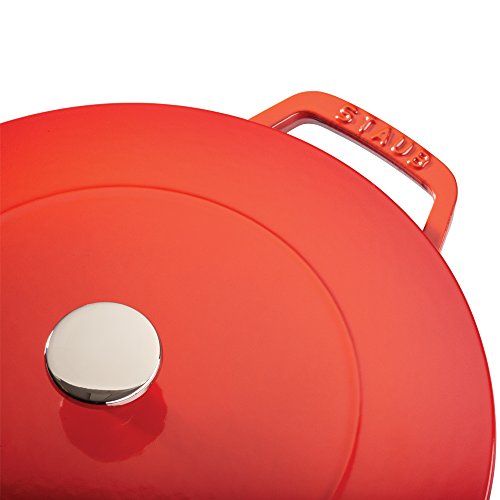 Staub Cast Iron Dutch Oven, 3.75Qt, serves 3-4, Made in France, Black