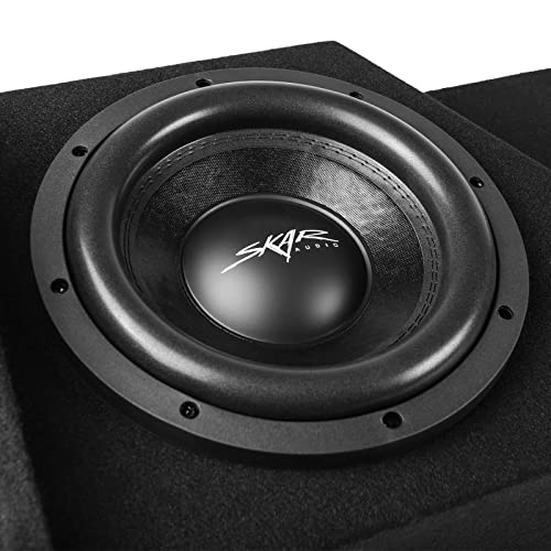 Skar Audio Dual 12" Loaded Subwoofer Enclosure Compatible with 2014-2018 Chevy Silverado/GMC Sierra Double Cab Trucks