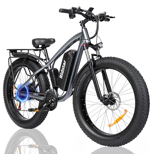 YVY Electric Bike for Adults, 26"x4.0" Fat Tire All Terrain Ebike, 1500/2000W Dual Motors - 48V 15/23AH Removable Battery - 7 Speeds - LCD Display - F/R Shocks - Oil Disc Brakes - 30-60Mile/31-35MPH