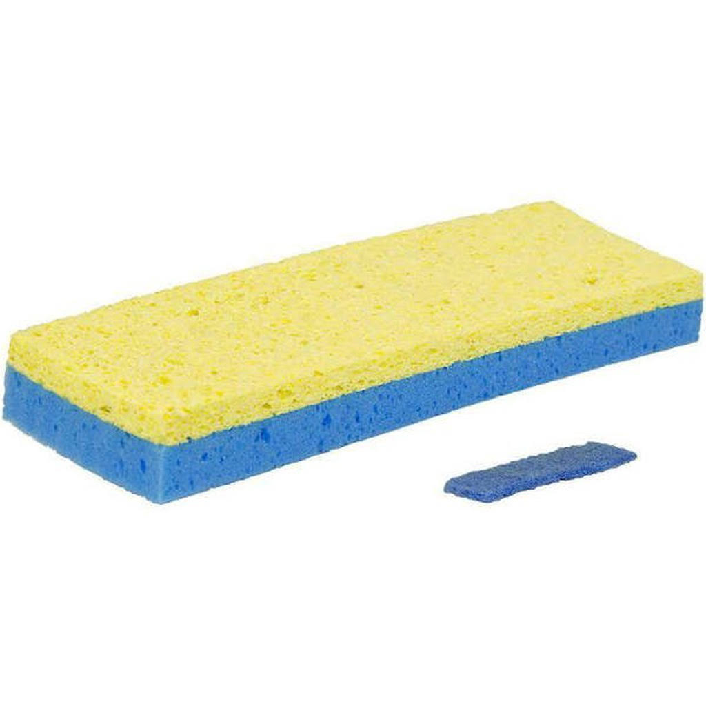 Quickie Automatic Sponge Mop Head Type J Refill with Scrubber
