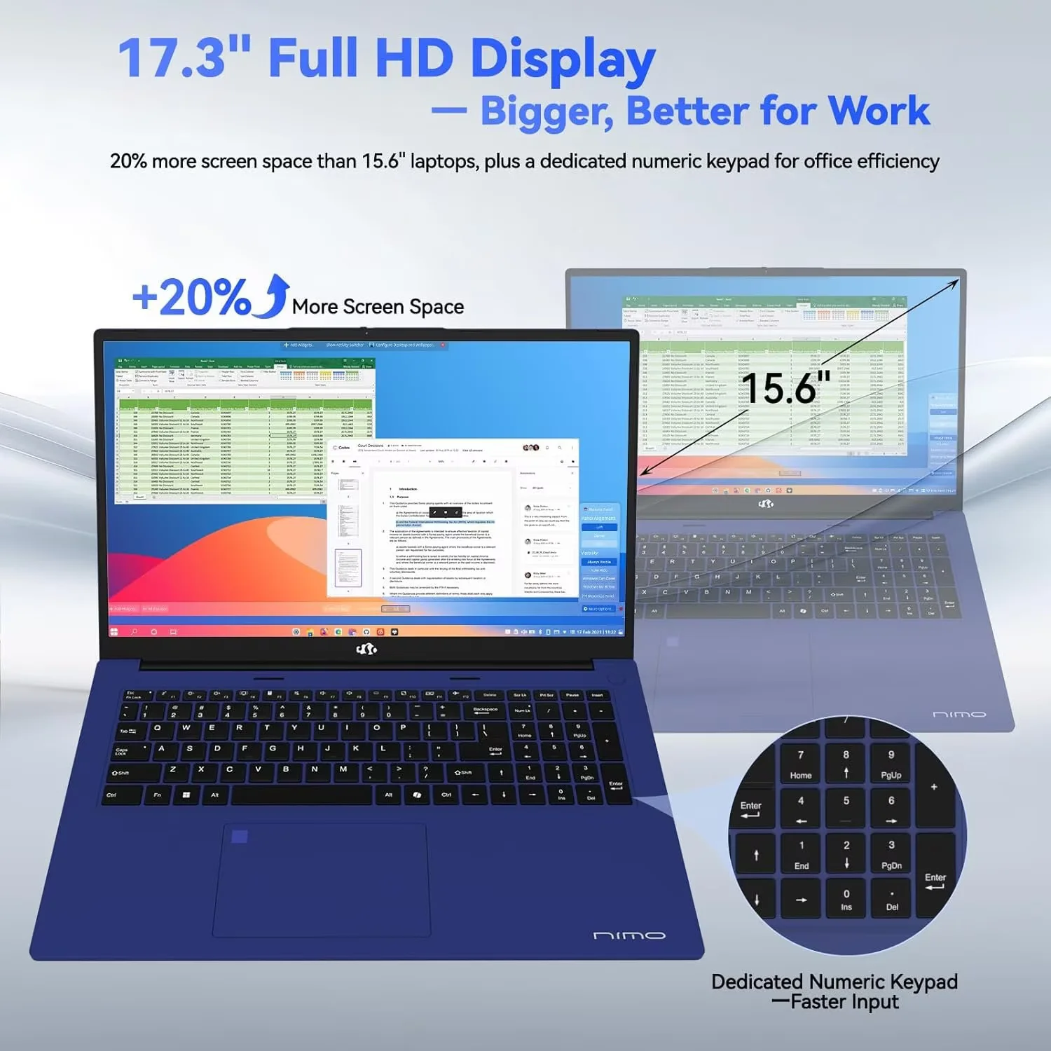 17.3" Gaming-Laptop, AMD Ryzen 7 7735HS (8C/16T, Beats i7-12650H) 16GB DDR5 RAM 1TB SSD Computer with Radeon 680M, 100W Type-C, WiFi-6E, 75Wh Battery, Fingerprint, Backlit Keyboard for Business