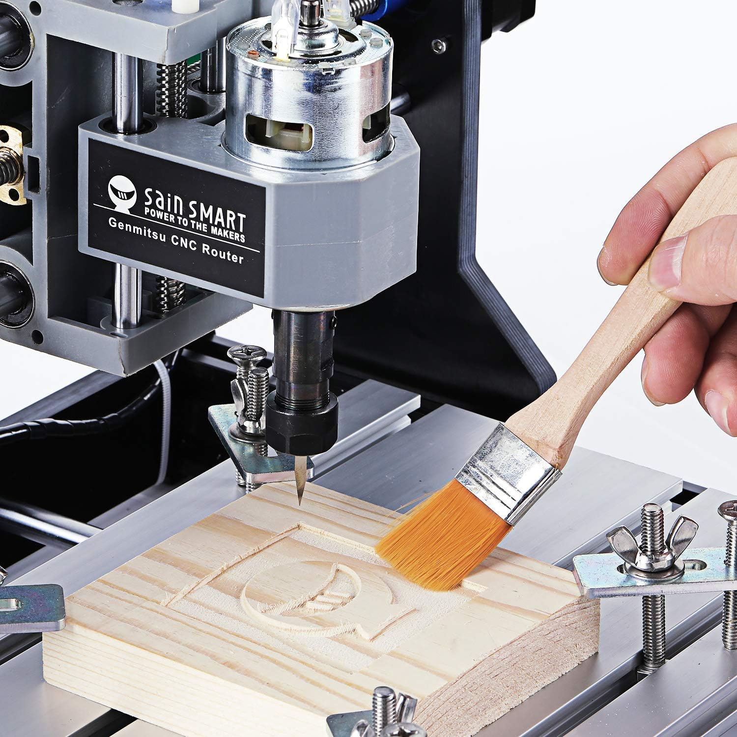 CNC 3018-PRO Router Kit GRBL Control 3 Axis Plastic Acrylic PCB PVC Wood Carving Milling Engraving Machine, XYZ Working Area 300x180x45mm