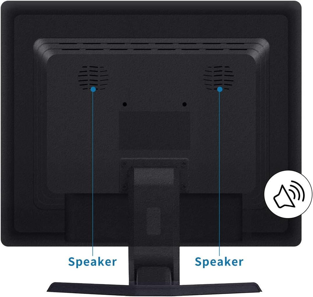 Touchscreen Monitor, 19 inch LCD Monitor POS Touchscreen Monitor 1440x900 High Res Built-in Touchscreen Display VGA USB Touch-Screen Monitor for PC POS Cashier Restaurant Bar Coffee Store