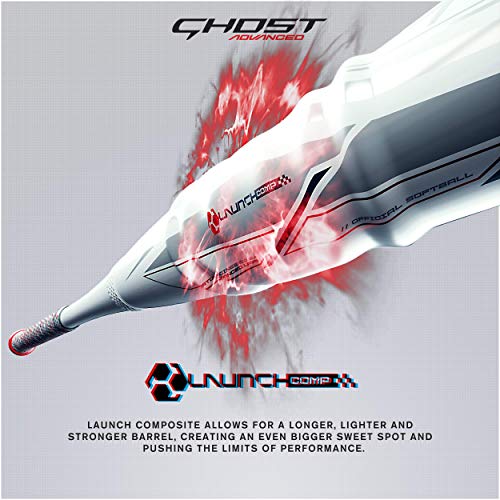 Easton | GHOST ADVANCED Fastpitch Softball Bat | Approved for All Fields | -11 / -10 / -9 / -8 | 2 Pc. Composite