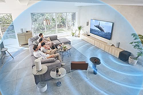 Sony HT-A9 7.1.4ch High Performance Home Theater Speaker System with Sony SA-SW5 300W Wireless Subwoofer