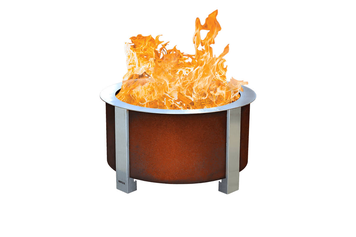 Breeo x Series 24 Smokeless Fire Pit | Stainless Steel | American Made