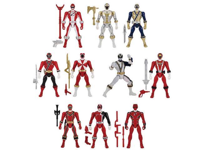Power Rangers The Mega Collection Legendary Ranger Power Pack Action Figure Set