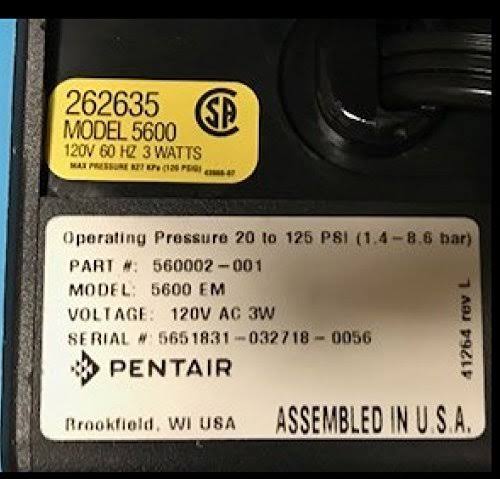 US Water Systems Fleck 5600 Metered Mechanical Softener Control Head