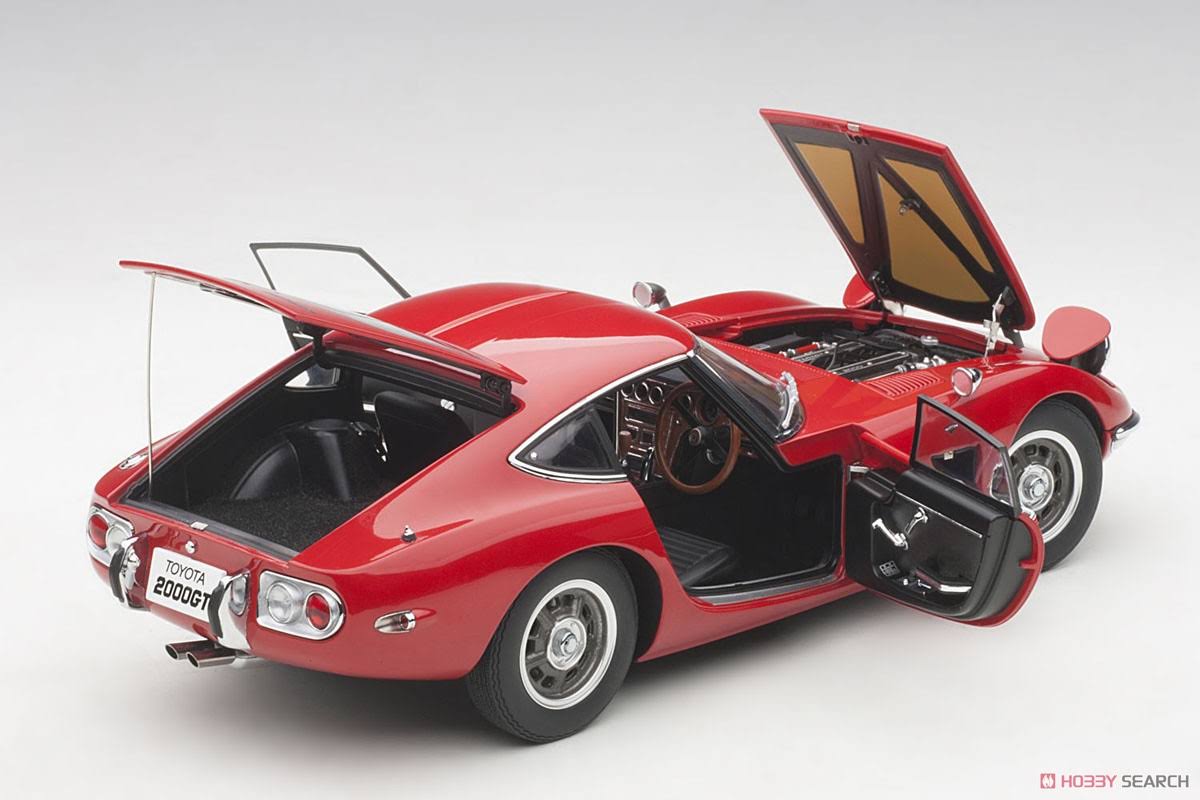 Toyota 2000GT Coupe Red 1/18 Model Car by AUTOart