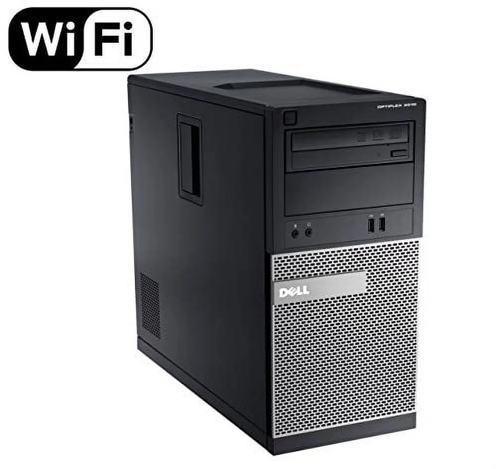 Restored "Dell Optiplex 3010 TW Tower High Performance Business Desktop Computer, Intel Quad Core i53470 up to 3.6GHz, 8GB RAM, 2TB HDD, DVD, USB 3.0, WiFi, Windows 10 Pro " (Refurbished)