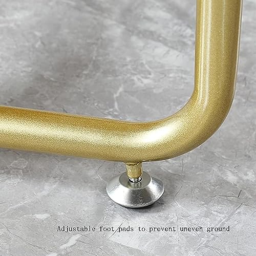 Heavy Duty Gold Clothing Rack For Boutique Use,Floor-standing Garment Racks,Sturdy Freestanding Coat Rack(47.2"/120cm)