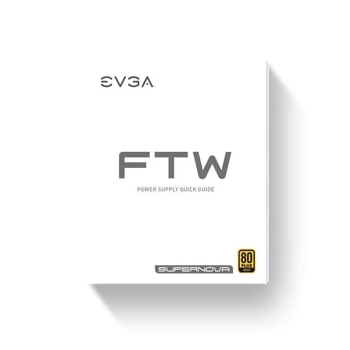 EVGA Supernova 850G FTW ATX3.0 & PCIE 5, 80 Plus Gold Certified 850W, 12VHPWR, Fully Modular, ECO Mode with FDB Fan, 100% Japanese Capacitors, Compact 150mm Size, Power Supply 535-5G-0850-K1