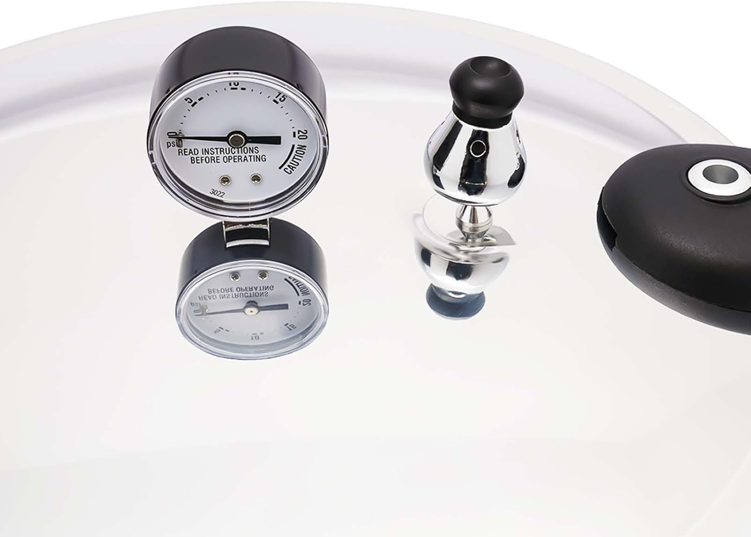 Pressure Canner 22-Quart, Stainless Steel Pressure Canner 22 Quart Induction, Aluminum Pressure Cooker Built-in Pressure Gauge with Rack, Silver