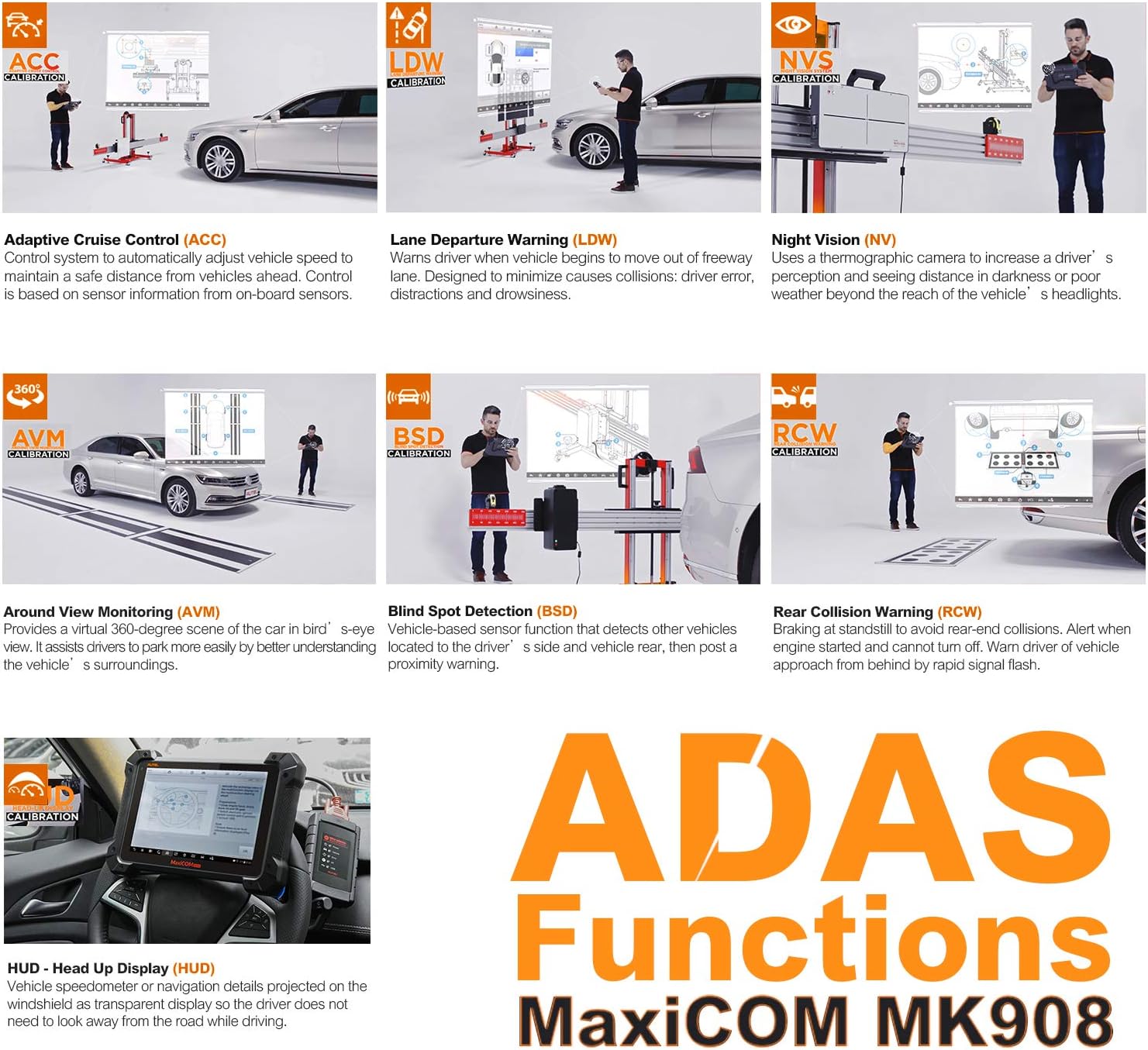 Autel MaxiCOM MK908 with MV108 Automotive Scan Tool 2022 Newest with Advanced ECU Coding, Bi-Directional Control, Active Tests, OE-Level All Systems Diagnosis & 31+ Services, Upgraded of MS906BT
