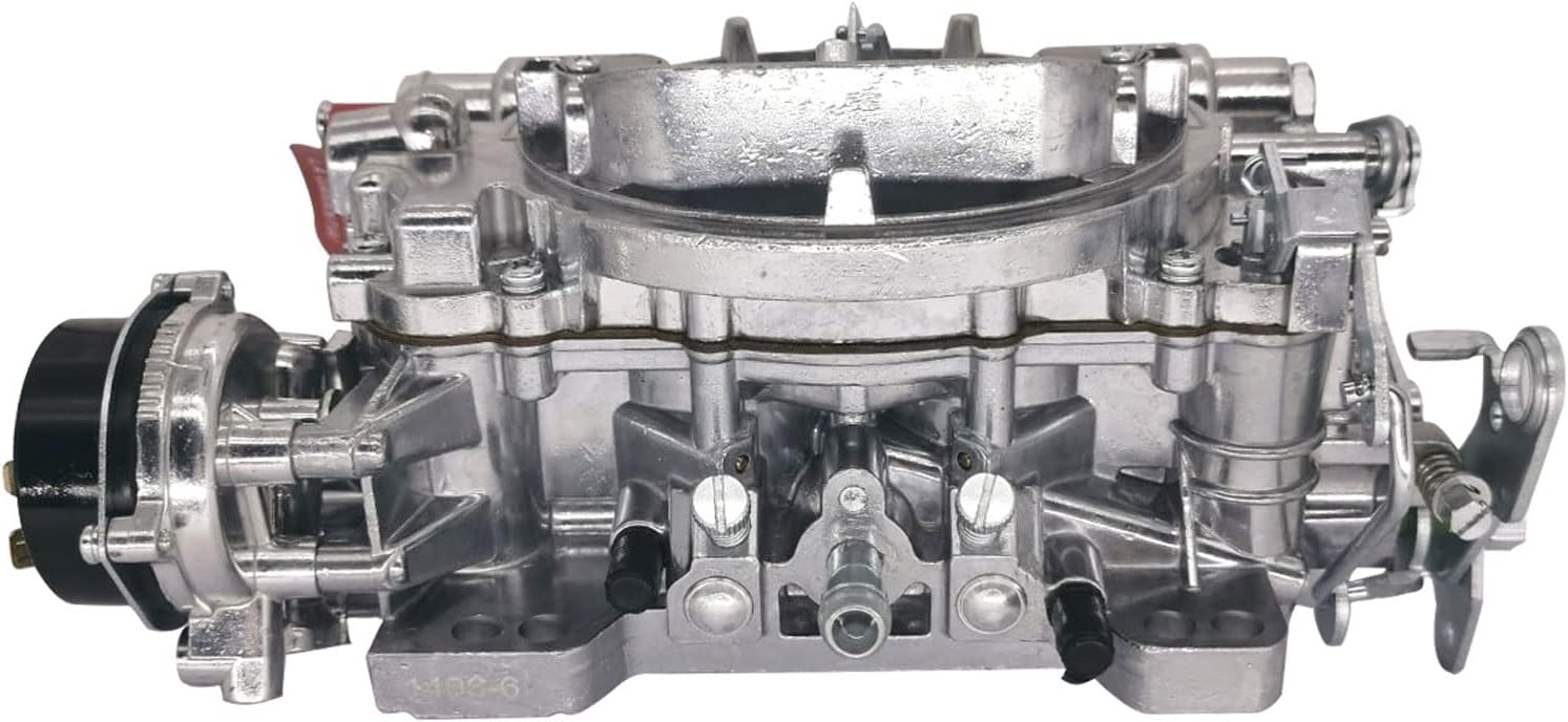 1406 Carburetor Replacement for Performer 600 CFM 4 Barrel AFB-style Square Bore Performance Carburetor with Air Value Secondary Manual Electric Choke (1406 Carburetor)