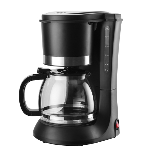 Drip Coffee Maker 10 Cup, Anti-Drip Coffee Machine, Auto Shut Off, Water Level Window, Warm Plate Coffee Pots, with Washable Permanent Filter