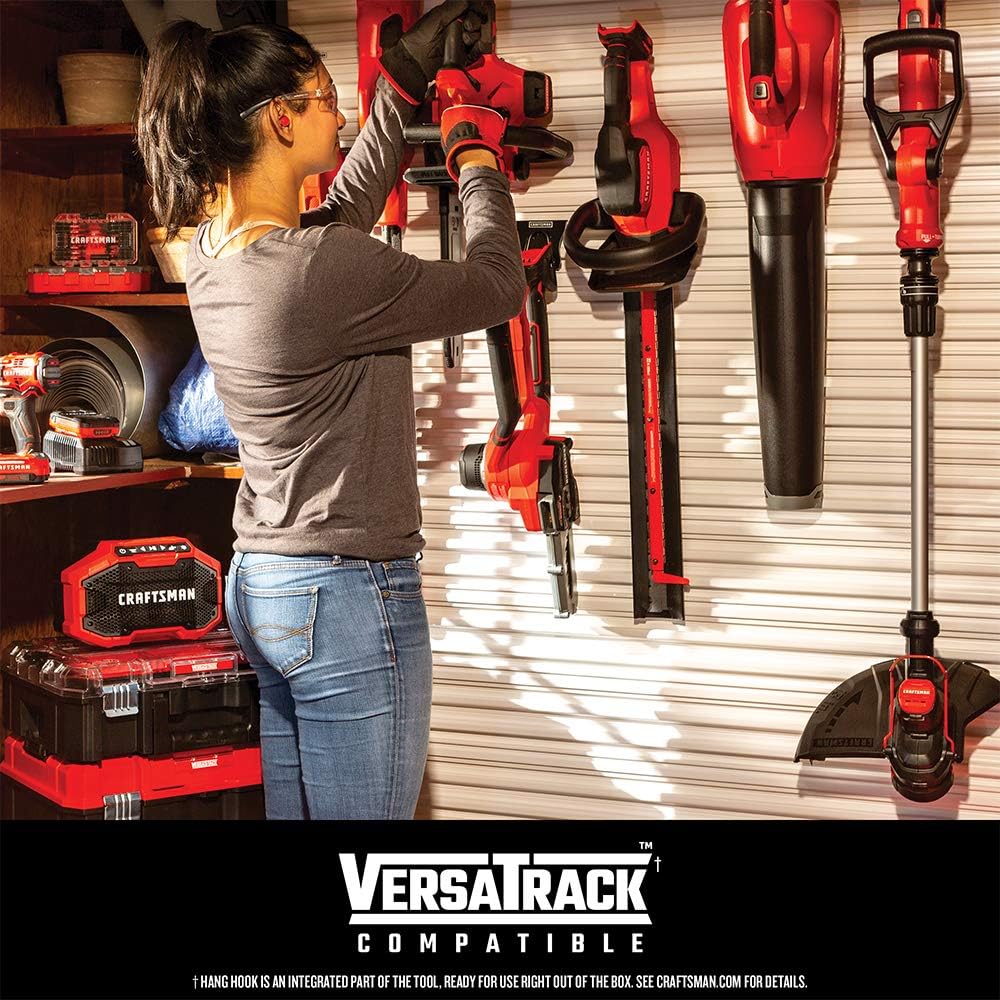 CRAFTSMAN V20 String Trimmer and Leaf Blower Combo Kit, Cordless (CMCK297M1)