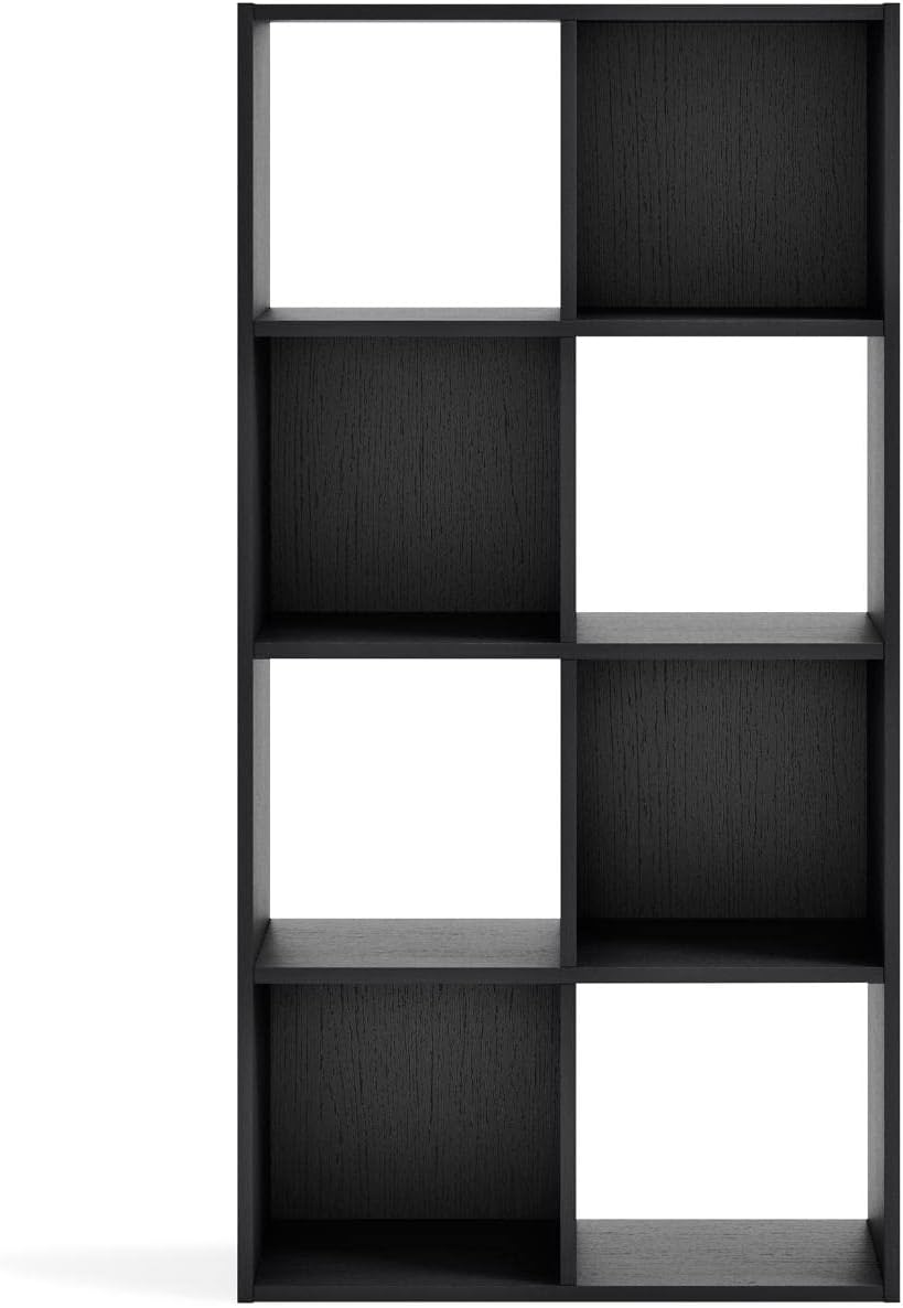 Ashley Furniture Langdrew Eight Cube Organizer, 8, Black