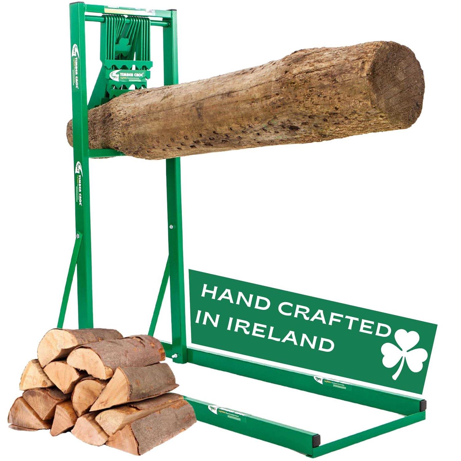 Timber Croc Logging Saw Horse Steel Log Holder for Cutting Wood