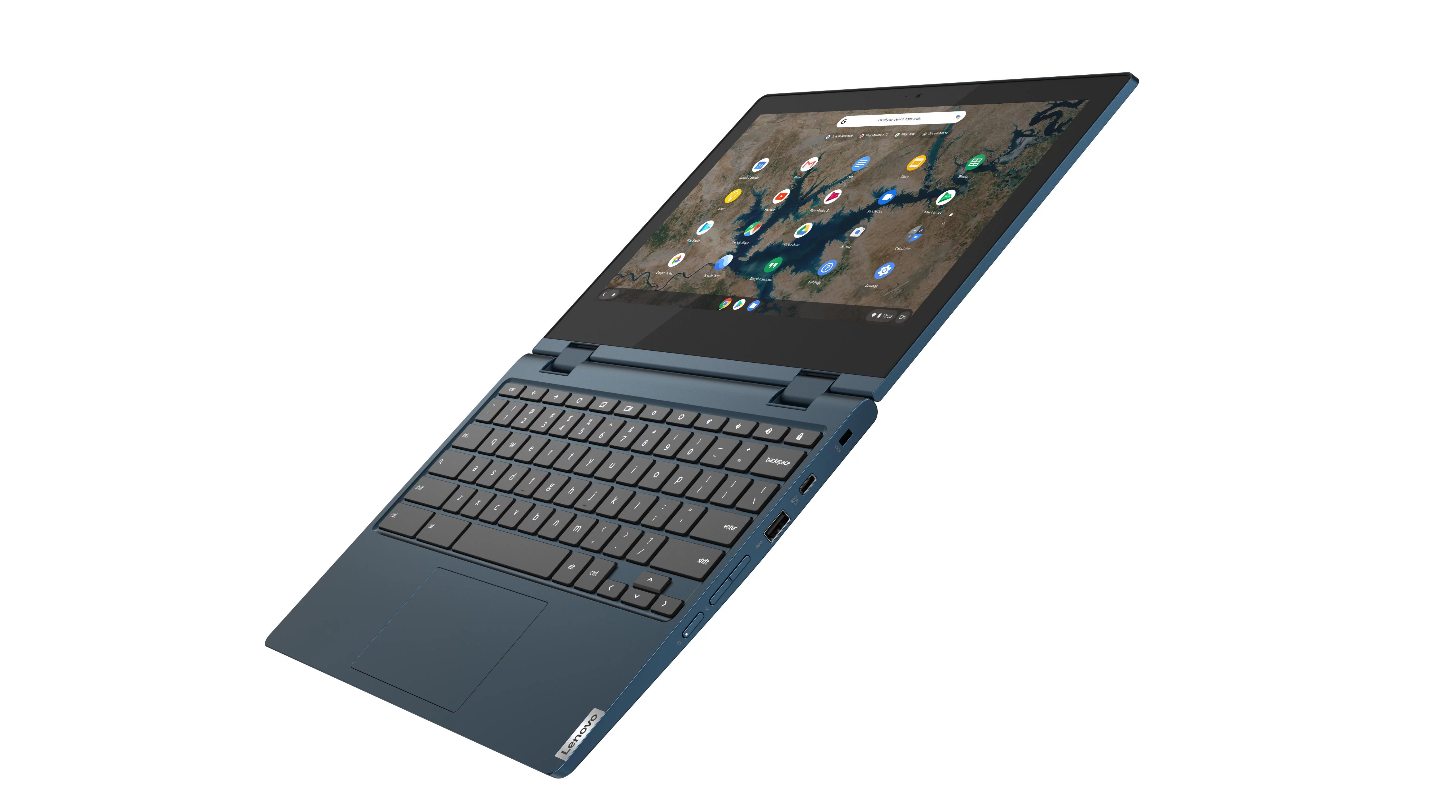 Lenovo Ideapad Flex 3 Chromebook - 11.6" Touchscreen 2-in-1 - Intel Celeron N4020 - 4GB - 32GB eMMC - Abyss Blue - Chrome OS - 82BB0009US