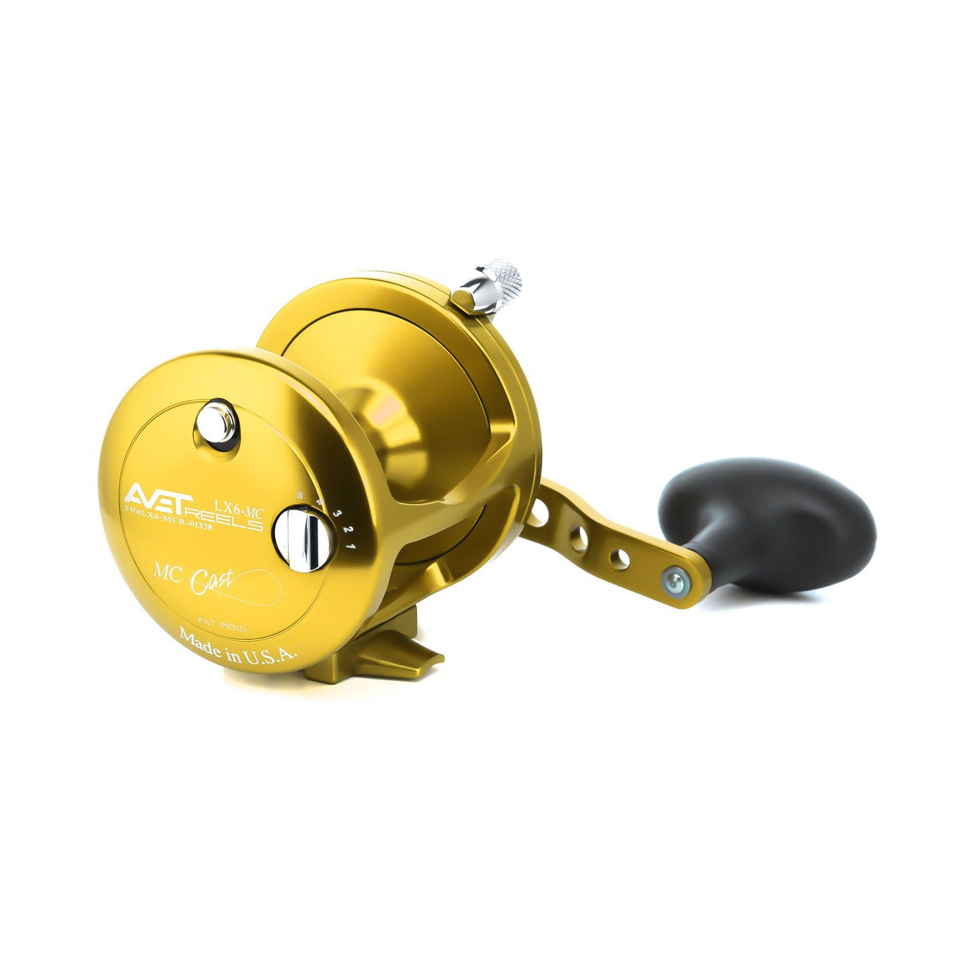 Avet LX 6.0 MC Lever Drag Gold Casting Reel