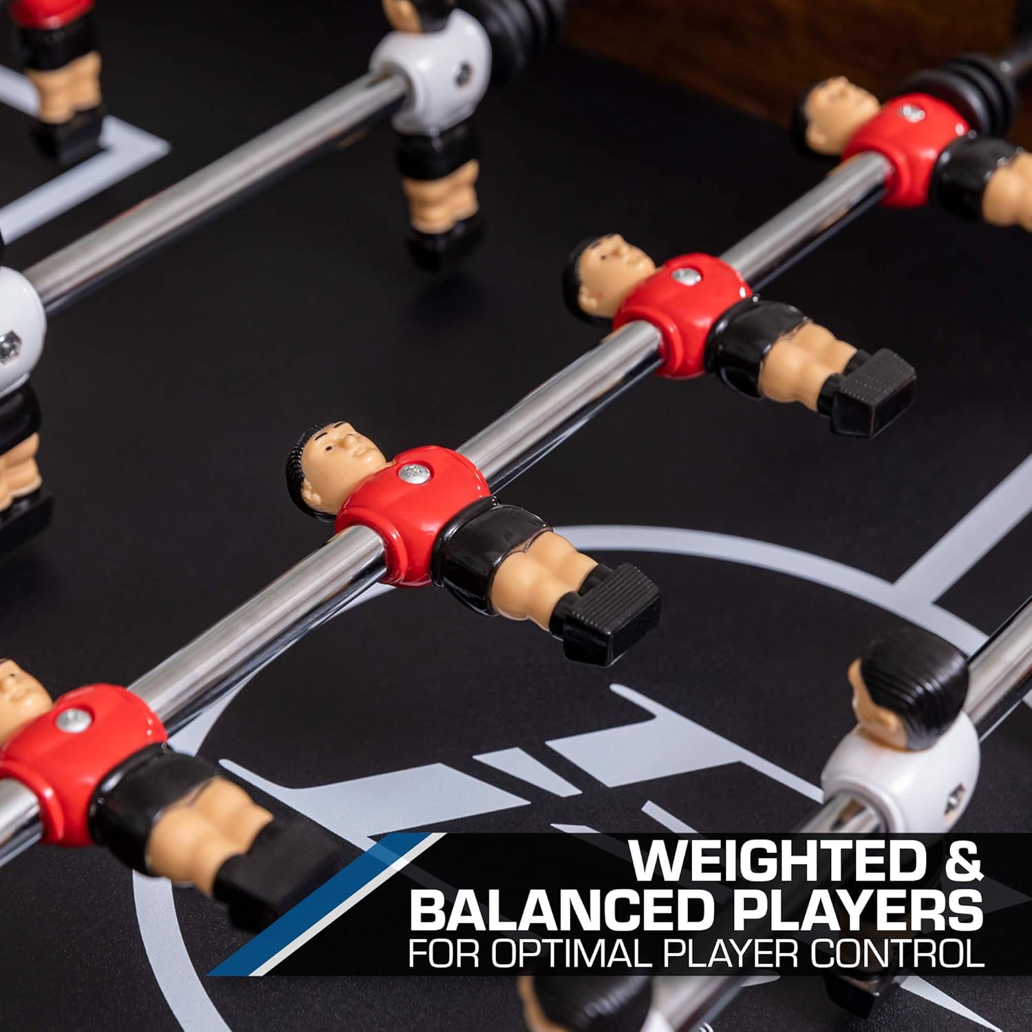 EastPoint Sports 56-Inch Official Competition Size Foosball Table - Foosball Game Table and Foosball Ball Set Complete with Quick-Connect Rods and Bead Scoring