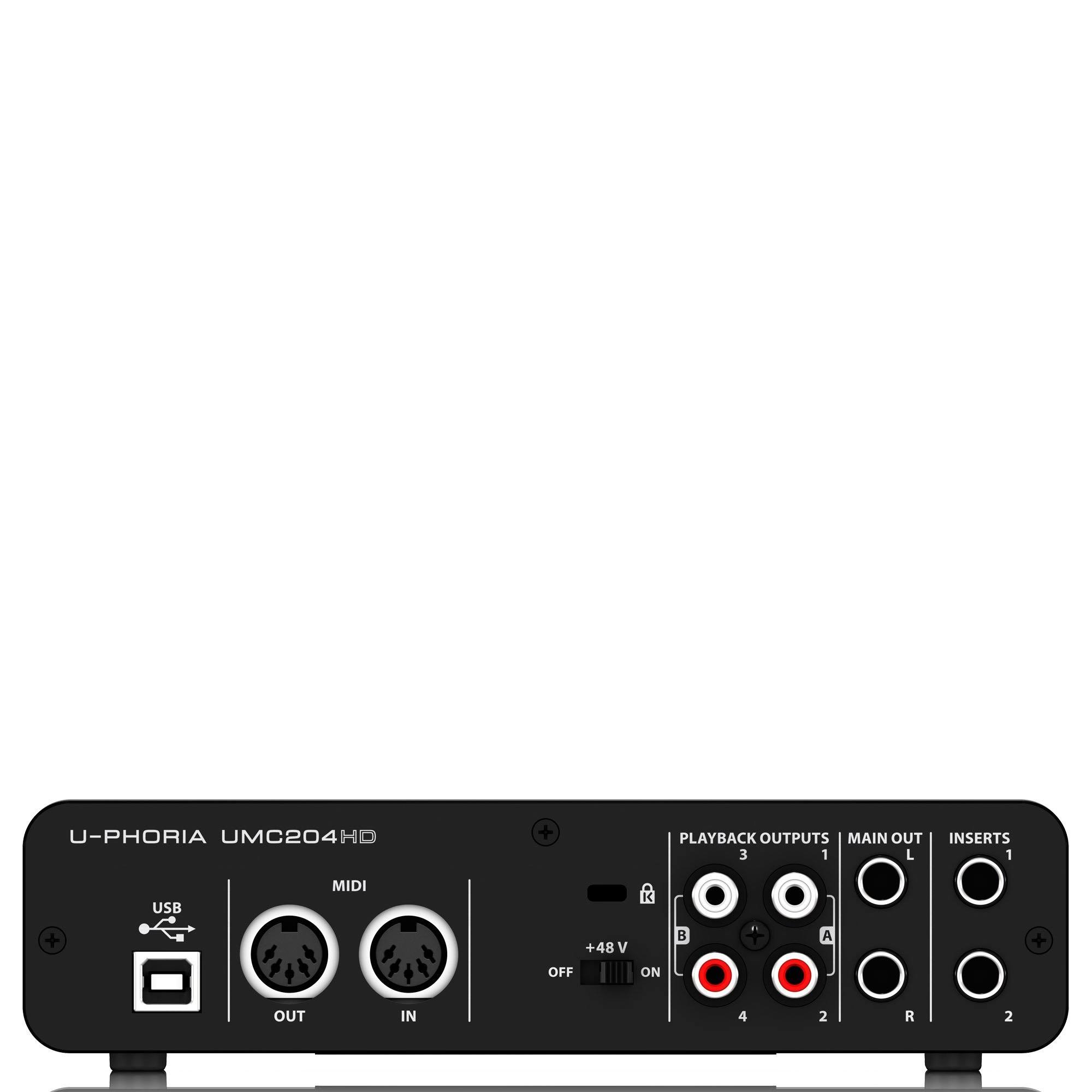 Behringer U-Phoria UMC204HD Audio Interface