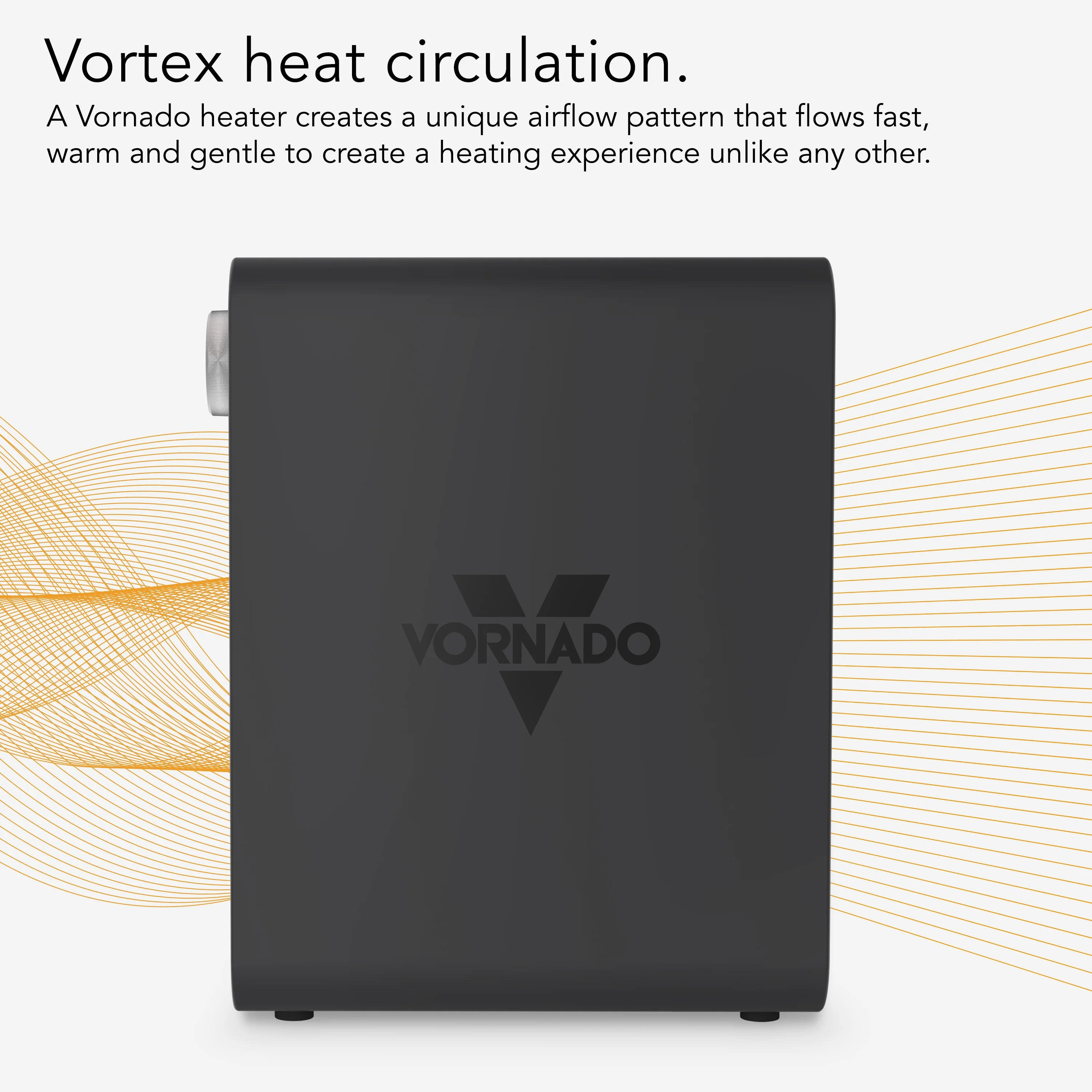 Vornado VMH300 Whole Room Vortex Metal Heater, Black (New)