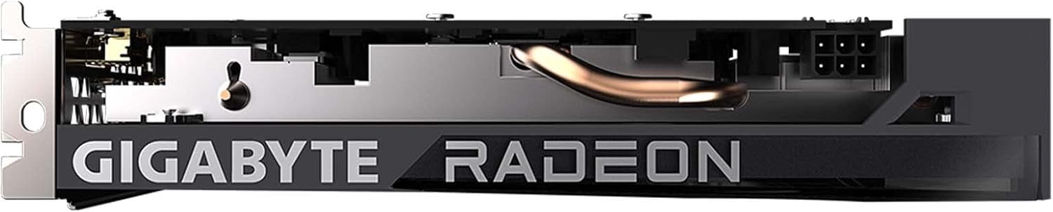 GIGABYTE Radeon RX 6500 XT Eagle 4G Graphics Card, WINDFORCE 2X Cooling System, 4GB 64-bit GDDR6, GV-R65XTEAGLE-4GD Video Card