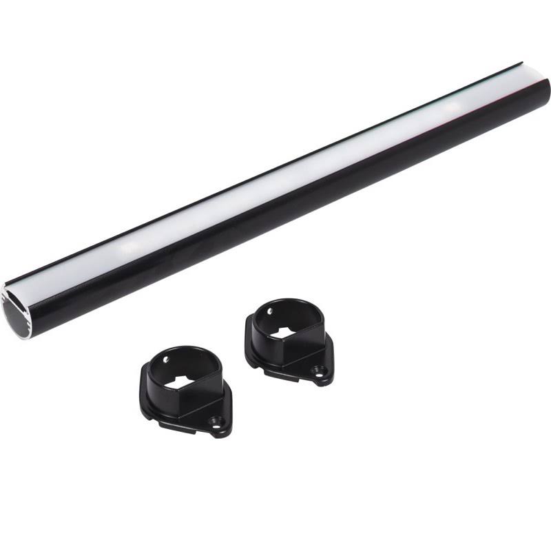 Task Lighting 72x22 Black LED Lighted Closet Rod, 2700K LC9R72-22NDBK27