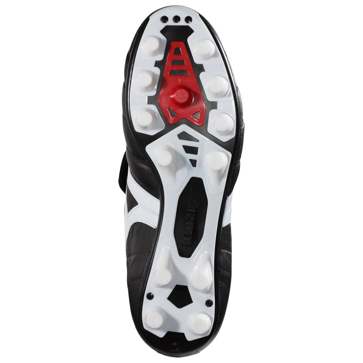 Mizuno Morelia II MIJ Molded Soccer Cleat Black/White/Red - 10.5