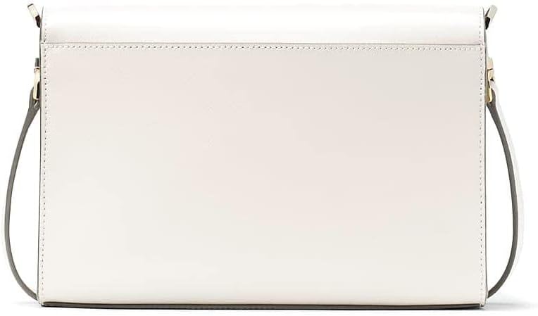 Kate Spade Carson Saffiano Leather Convertible Crossbody Bag (Parchment)