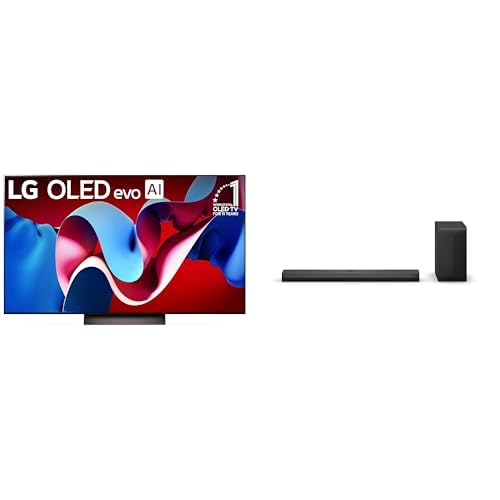 LG 65-Inch Class OLED evo C4 Series Smart TV 4K Processor Flat Screen with Magic Remote AI-Powered with Alexa Built-in (OLED65C4PUA, 2024)