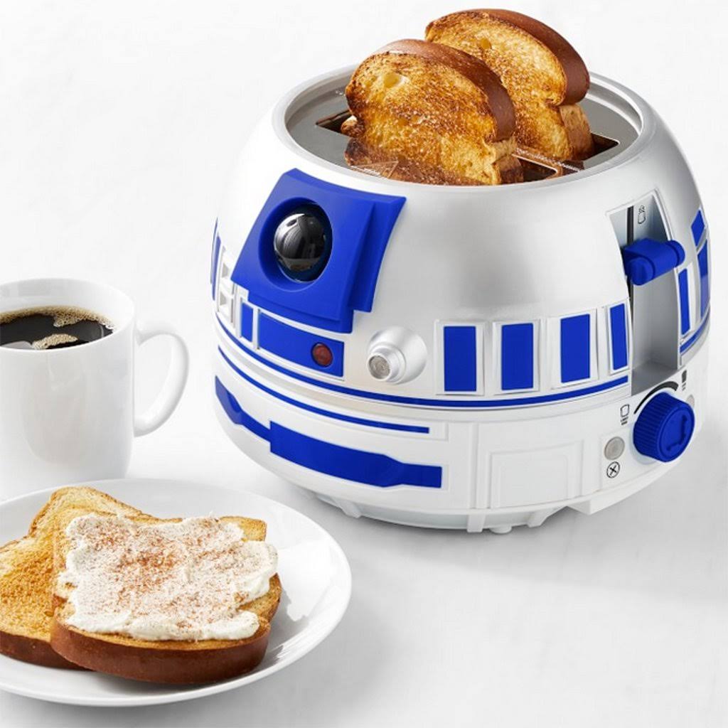 Star Wars R2D2 Deluxe Toaster - Lights-Up and Makes Sounds Like Artoo