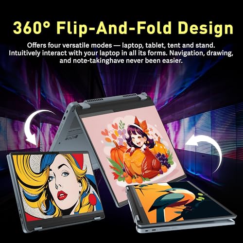 Lenovo 2022 Flex 3 Touchscreen Chromebook, 2-in-1 11.6" HD for Business and Student Laptop, MT8183 CPU, 4GB LPDDR3, 64GB eMMC, Webcam, Blue, Chrome OS, 32GB USB Card
