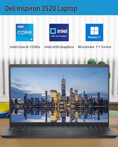 Dell 2024 Inspiron 15 3000 3530 Business Laptop, 15.6" FHD WVA Touchscreen, 13th Gen Intel 10-Core i7-1355U Up to 5GHz, 64GB RAM, 2TB SSD, Intel Iris Xe Graphics, 1080P Webcam, Wi-Fi 6, Win 11 Pro